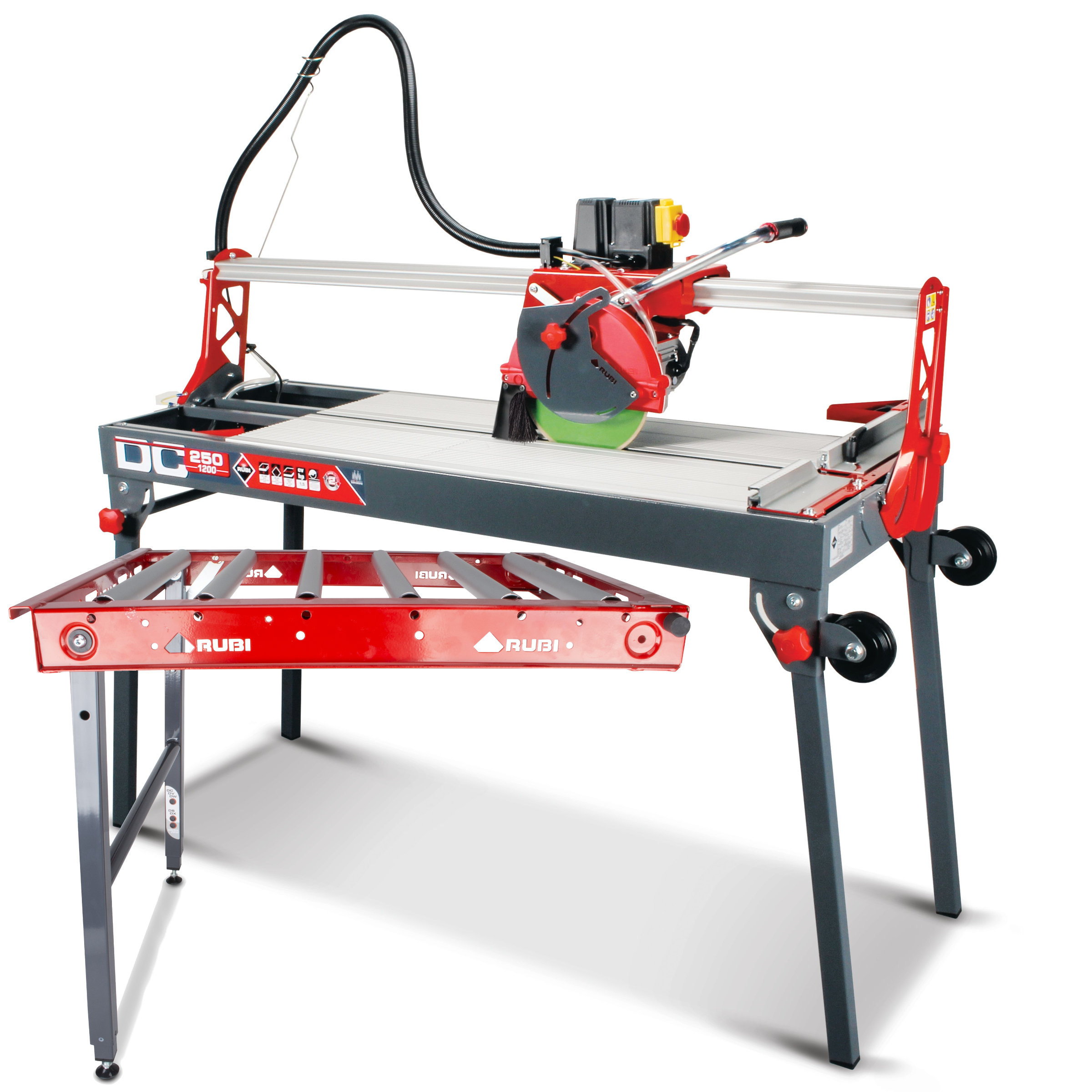 Electric Tile Cutter (Overhead Rail) DC-250 1200 110v • Wellers Hire